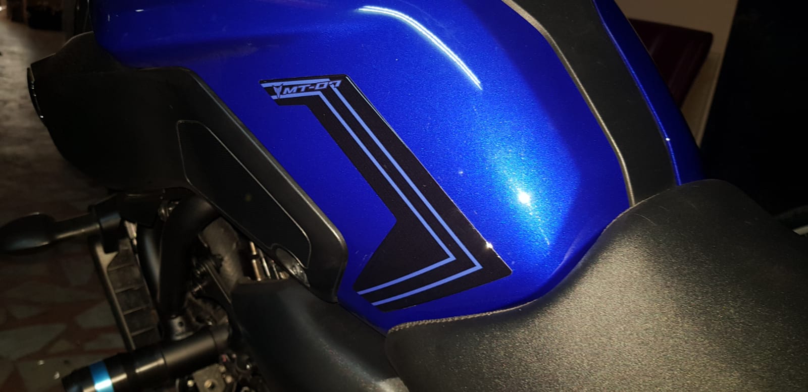 Yamaha Mt 07 2018 Yan Pad Race Blue