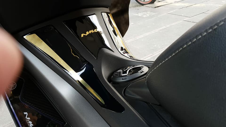 Yamaha Nmax Gold Black Özel Tank Pad