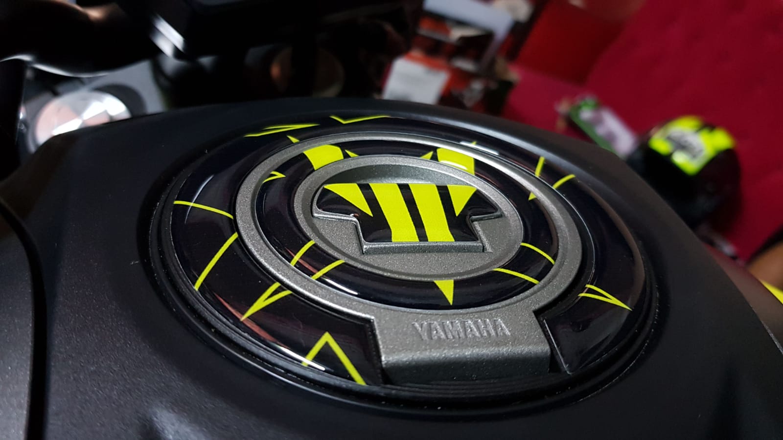 Yamaha Mt 07-09 Night Flue Özel Depo Kapak Pedi