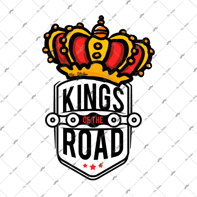 Mr.Sticker RFHLM61 Reflektif Yolların Kralı Sticker