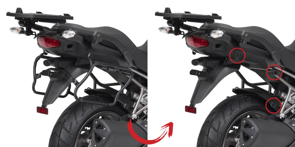 GIVI PLXR4105 KAWASAKI VERSYS 1000 (12-14) YAN ÇANTA TAŞIYICI