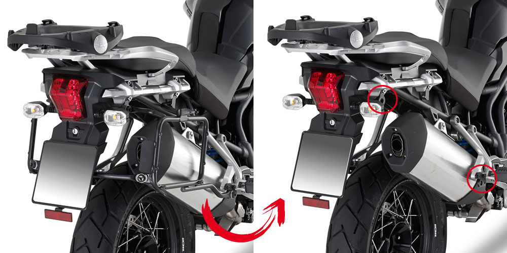 GIVI PLR6403 TRIUMPH TIGER EXPLORER 1200 (12-15) YAN ÇANTA TAŞIYICI