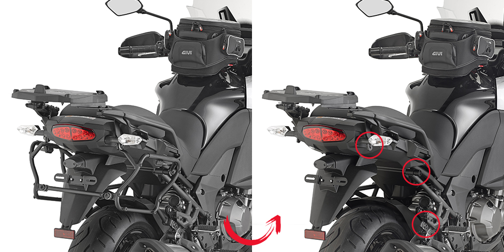 GIVI PLXR4113 KAWASAKI VERSYS 1000 (15-16) YAN ÇANTA TAŞIYICI