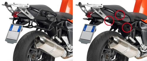 BMW K 1200 R (05 > 08) / K 1300 R (09 > 16) Yan Çanta Taşıyıcısı (Givi PLXR691)
