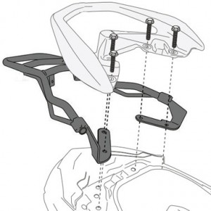 GIVI SR2123 YAMAHA N-MAX 125-155 (15-19) ARKA ÇANTA TAŞIYICI