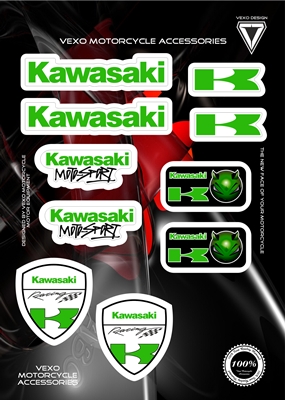 VEXO X25 KAWASAKI STICKER SET