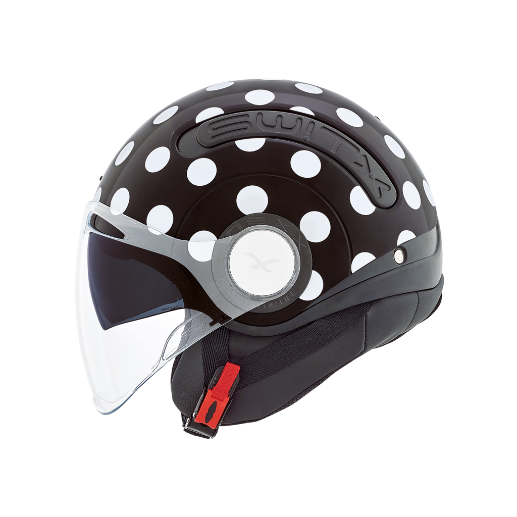 NEXX SX.10 POLKA SİYAH KASK