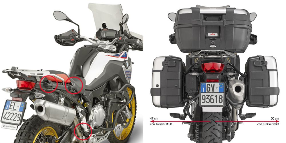 BMW F750GS - F850GS (18) Yan Çanta Taşıyıcısı (Givi PLR5127)