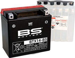 BS MF-BTX14-BS Motosiklet Aküsü
