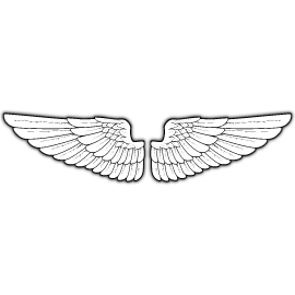Mr.Sticker RFHLM30 - 14035 - Wings Sticker