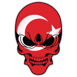 Mr.Sticker SKL32 -11070 - Turkish Skull Sticker