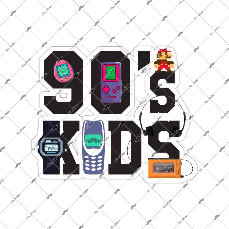 Mr.Sticker MSL98 90'lar Özel Etiketi