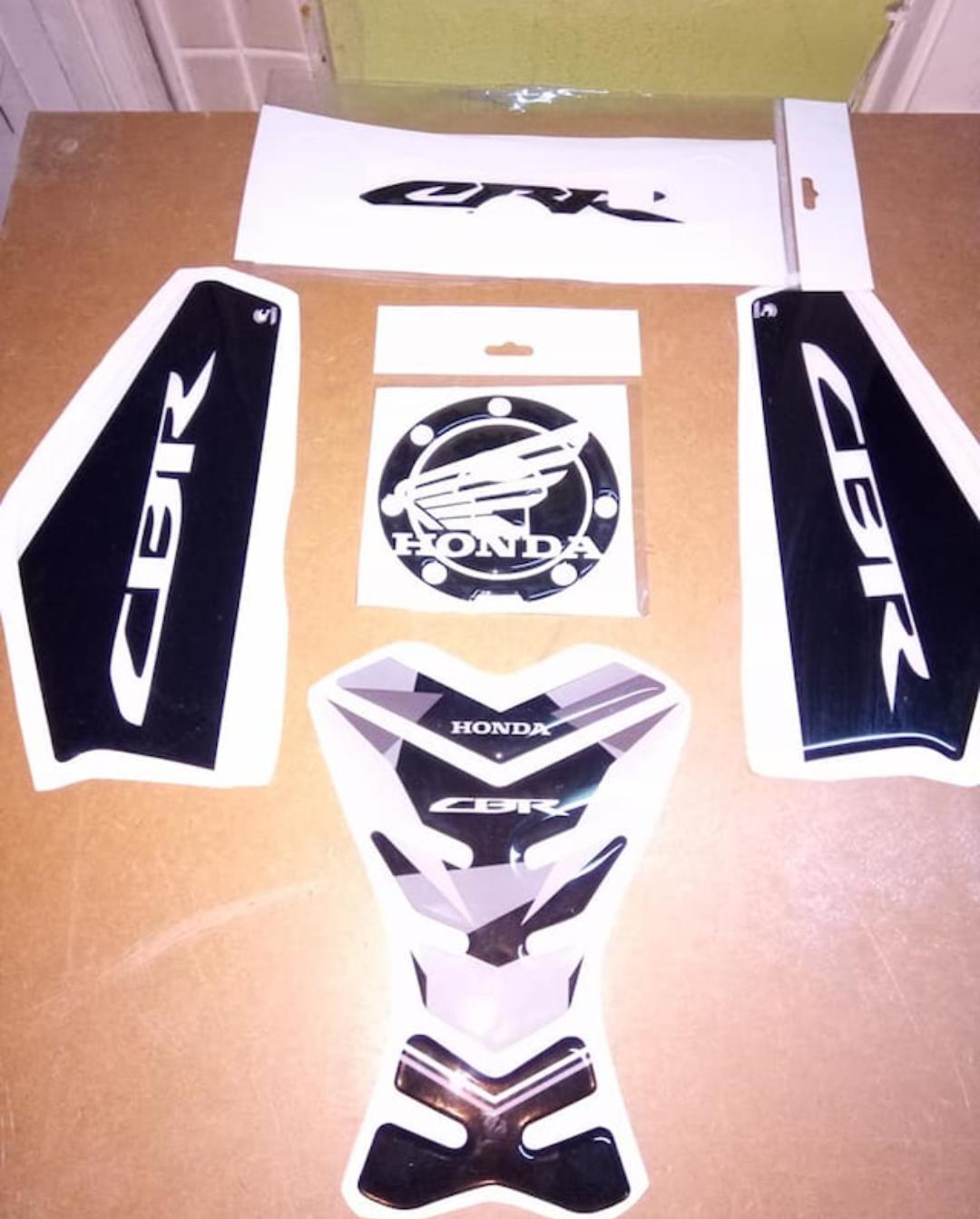 Honda Cbr 600rr 2003-06 Tank Pad Seti Whıte Black