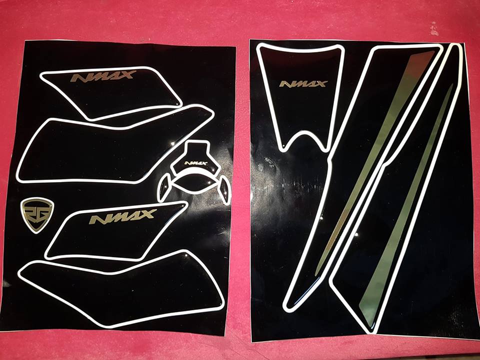 Yamaha Nmax Gold Black Tank Pad+ Artçı Pad Seti