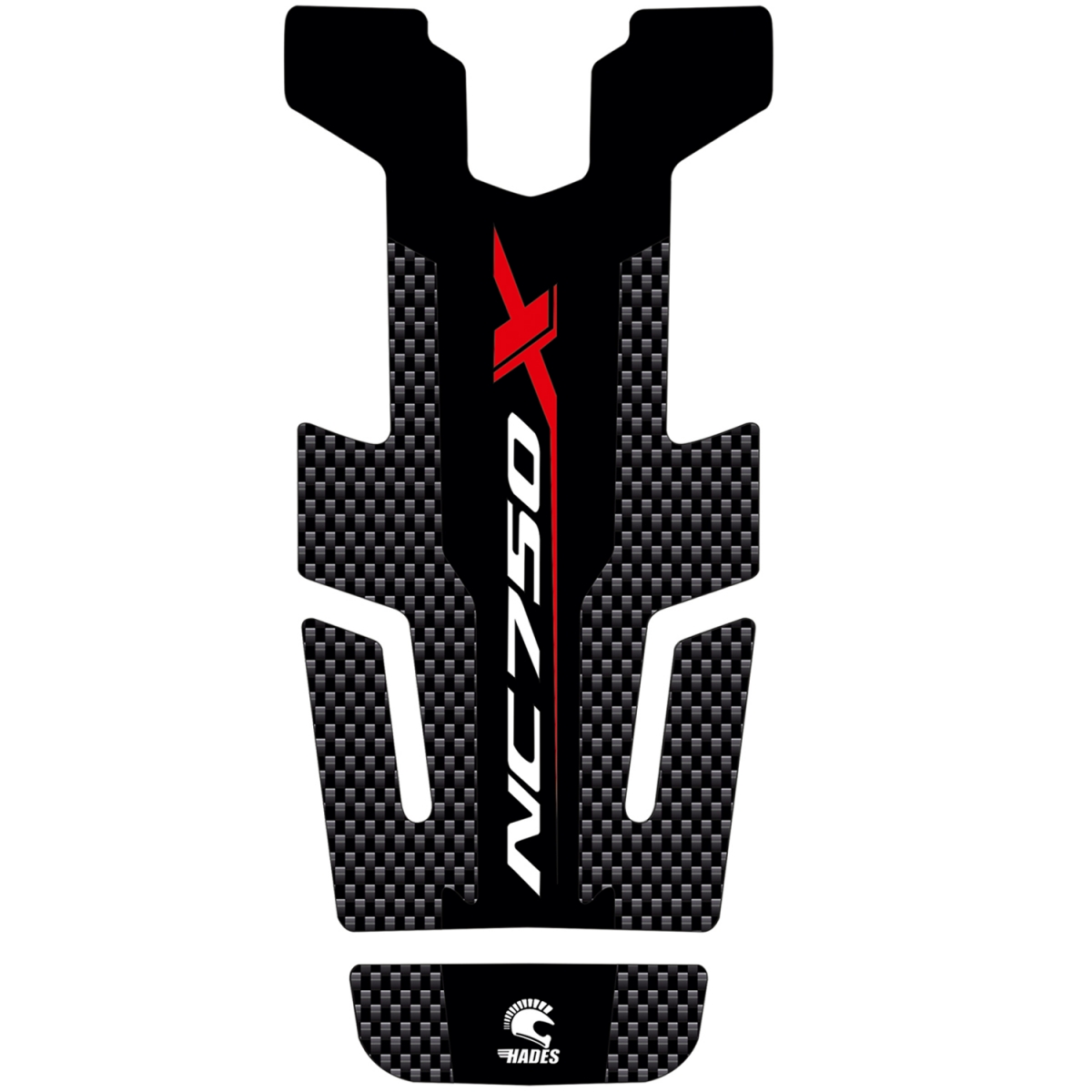 Hades Honda NC-750X Carbon Tank Pad (Kırmızılı)