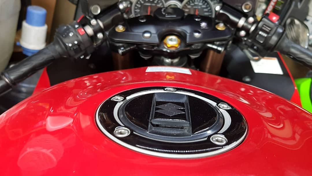  Suzuki Hayabusa 2008-16 Black Özel Depo Kapak Pedi