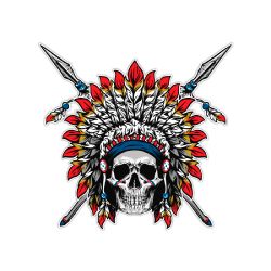 Mr.Sticker SKL45 Mohikan Kurukafa Etiketi