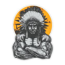 MR.Sticker MSL114 Kızgın Mohikan Etiketi