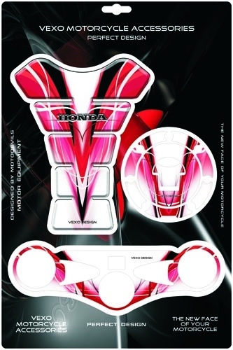 Vexo VXFH-004 Honda Depo-Depo Kapak-Gidon Pad (3Lü Set)