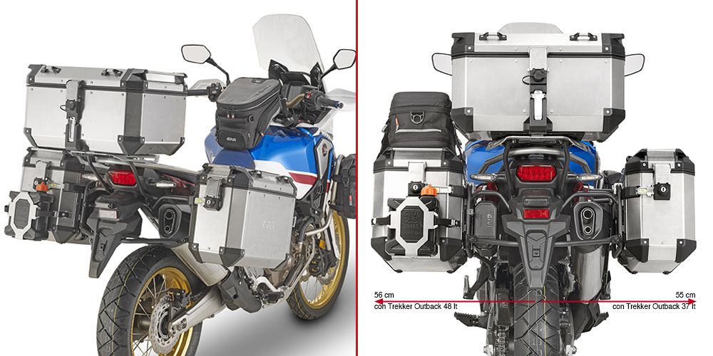 Honda CRF1000L Africa Twin Adv. Sports (18) Arka Çanta Taşıyıcısı (Givi SR1161)