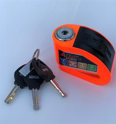 Armor 6mm Güvenlik Sertifikalı Alarmli Disk Kilidi