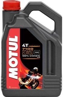 Motul 7100 20W50 %100 Sentetik Motosiklet Yağı (4 Lt.)