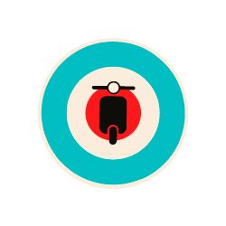 Mr.Sticker VSP21 Vespa Scooter Sticker