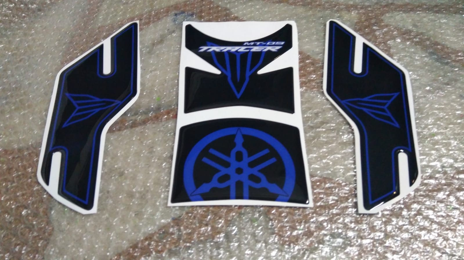 Yamaha Tracer 900 2015/17 Tank Pad Seti Blue Black