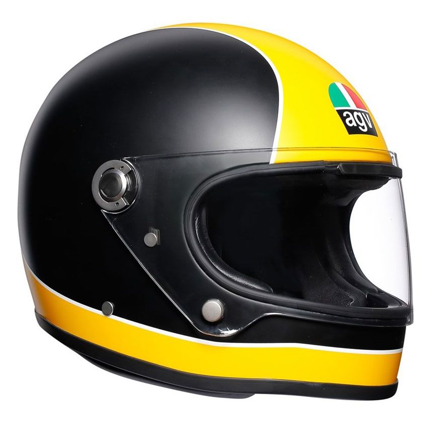 Agv X3000 Multi Super AGV Kapalı Kask (Matt Black Yellow)