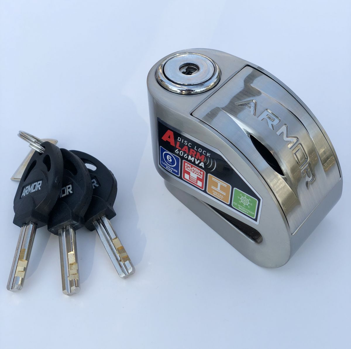 Armor 606MVA Alarmlı Disk Kilidi (6 mm.)