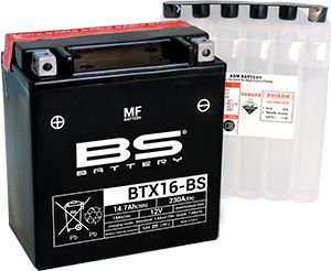 BS MF-BTX16-BS Motosiklet Aküsü