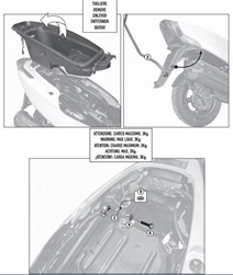 Givi Sr6101 Kymco G-Dınk 125-300 (12-17) Arka Çanta Taşıyıcı