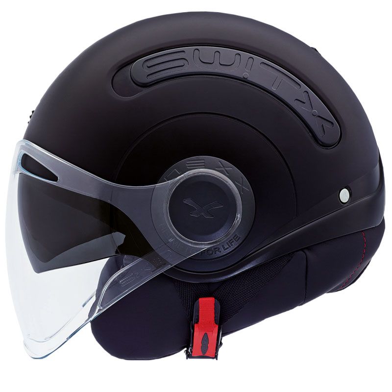 Nexx SX.10 Güneş Vizörlü Açık Kask (Mat Siyah)