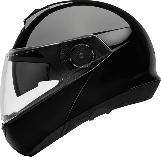 Schuberth C4 Çeneden Açılır Kask (Parlak Siyah)