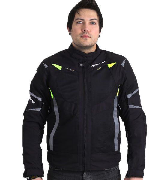 Venom City Yazlık/Mevsimlik Motosiklet Montu (Kısa Model)