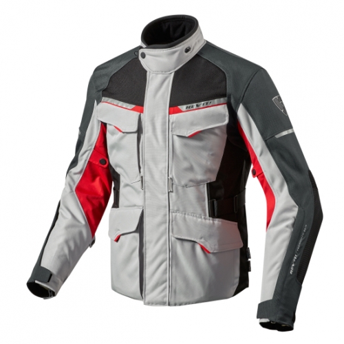 Revit Outback 2 Kışlık Motosiklet Montu (Gri-Kırmızı)