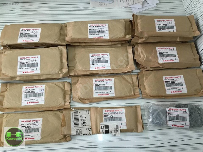 kawasaki ninja 250 sl eksantrik zinciri z 250 sl eksantrik zinciri sıfır orıjınaldir  92057-0668