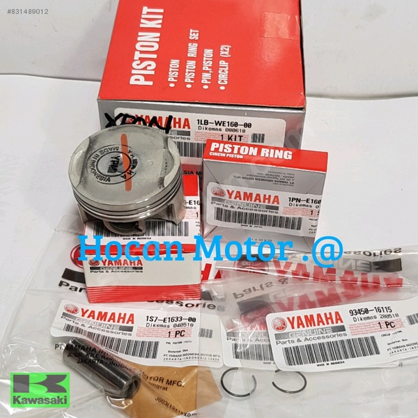 YAMAHA TRİCİTY PİSTON SEGMAN TRİ CİTY PİSTON SEGMAN SETİ ORIJINAL Silindir piston sekman set