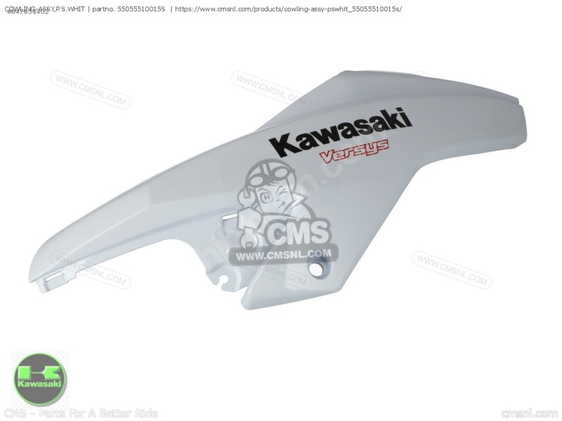 11-14 kawasaki versys 650 sağ depo grenajı beyaz renk sıfır orıjınaldir  55055-5100-15s p.s white