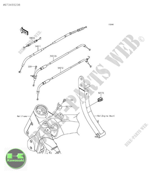 14-18 kawasaki z 1000 gaz teli takımı sıfır orıjınal z1000 gaz teli takımı