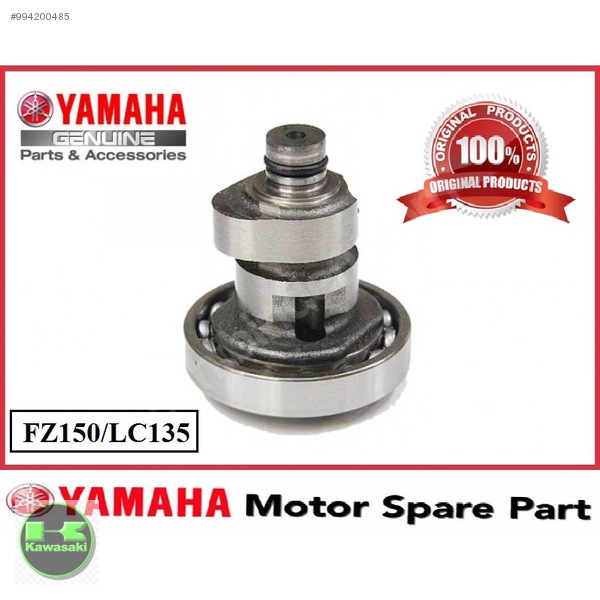 yamaha xenter 150 eksantrik mili xenter 150 kam mili sıfır orıjıınaldir