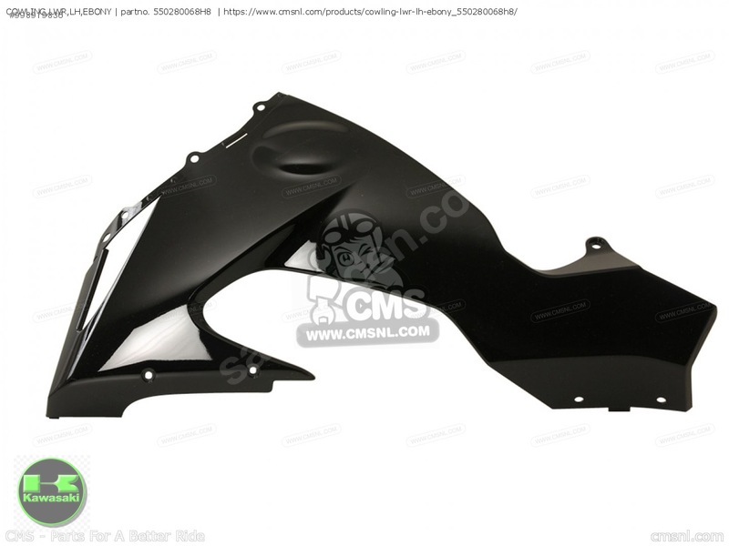 06-07 kawasaki zx10 alt sakal sol zx-10r alt sakal sıfır orıjınal siyah renk 