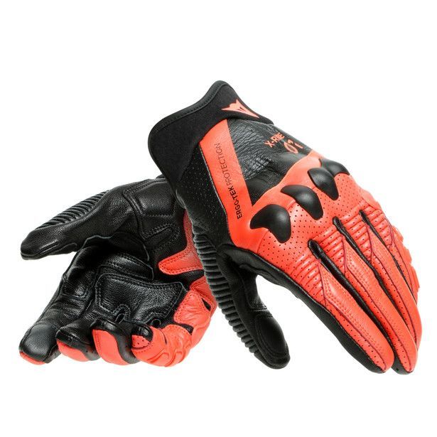 Dainese X-Ride Yazlık Eldiven (Siyah-Fluo Kırmızı)