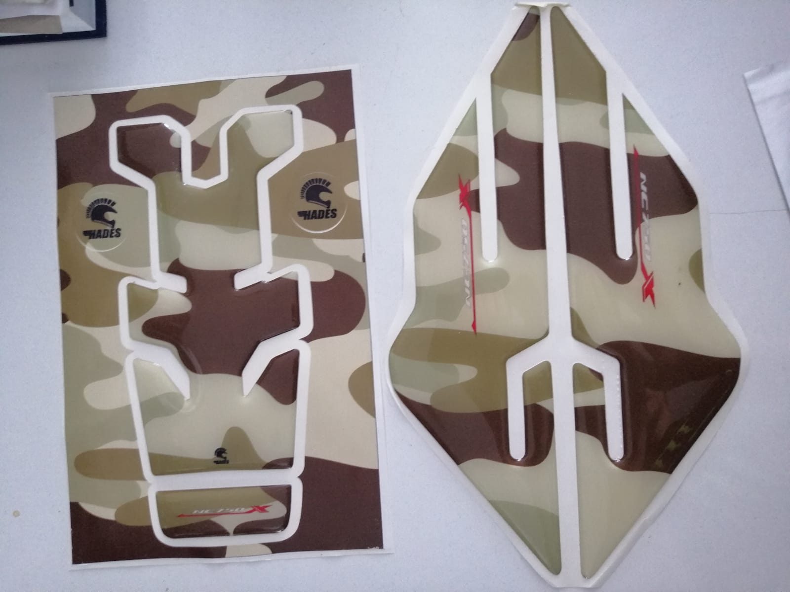 Honda Nc 750X Askeri Kamuflaj Tank Pad Seti 2016-19