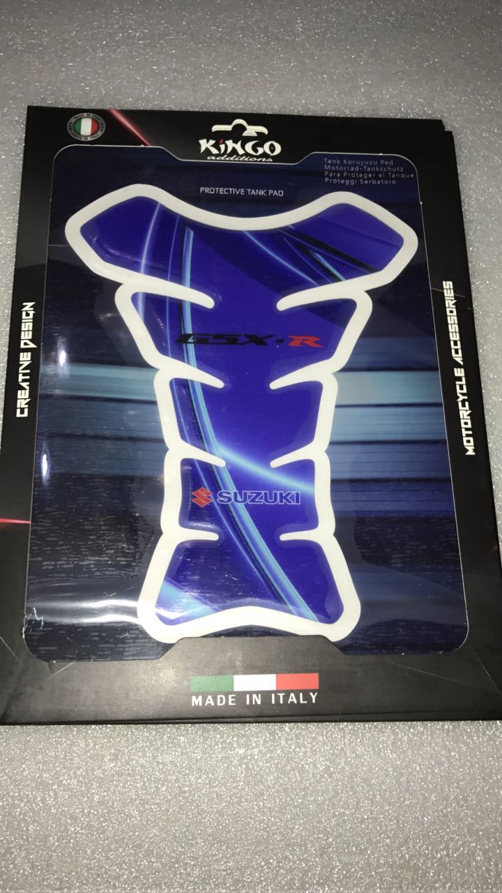 Suzuki Gsxr 600-750-1000 Blue Özel Tank Pad