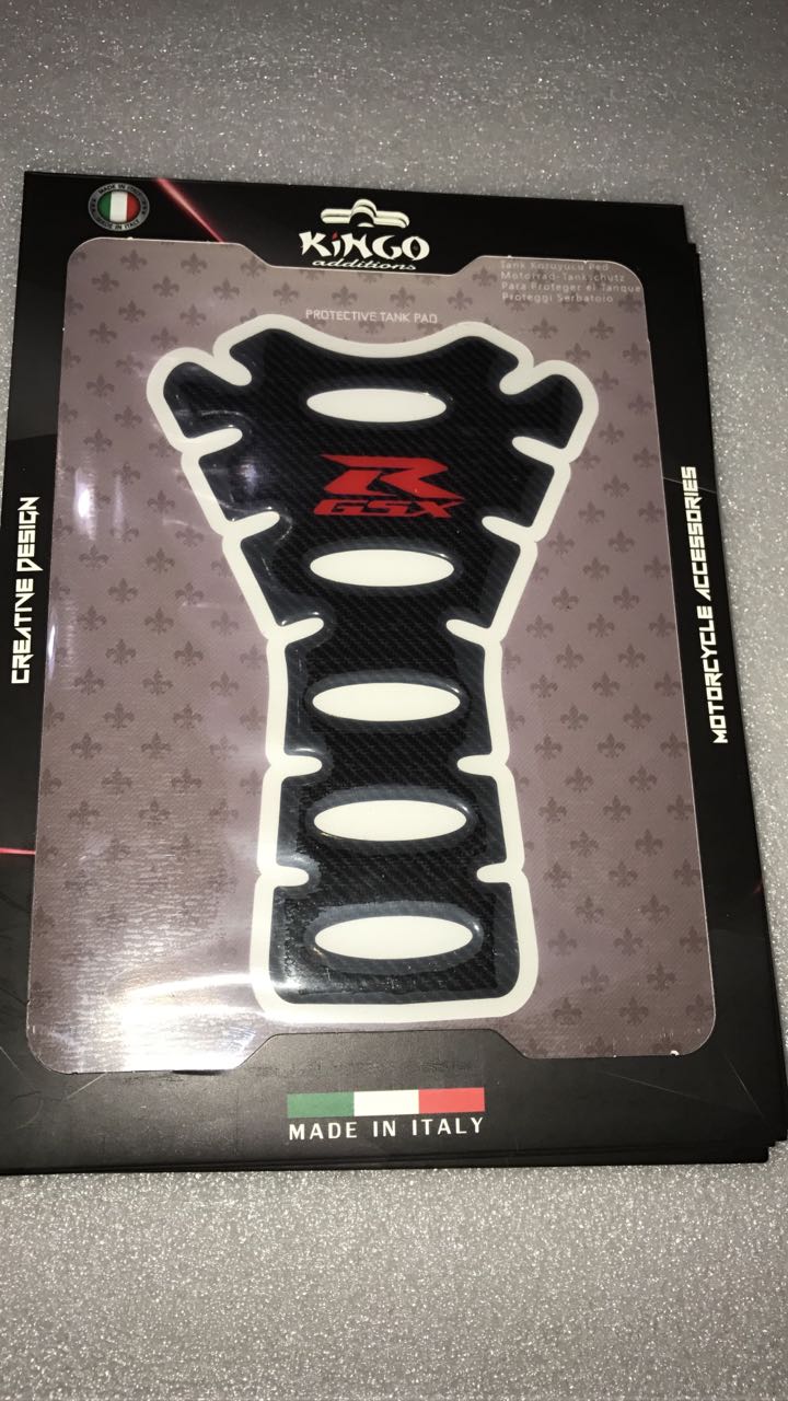 Suzuki Gsxr 600-750-1000 Black Tank Pad