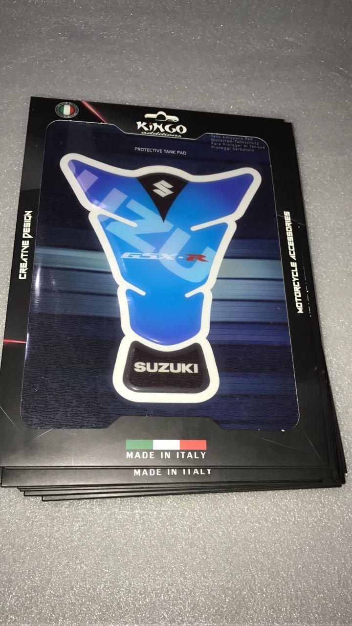 Suzuki Gsxr 600-750-1000 Blue Özel Tank Pad