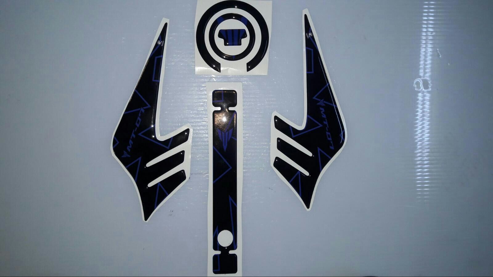 Yamaha Mt 07 Race Blue Tank Pad Seti