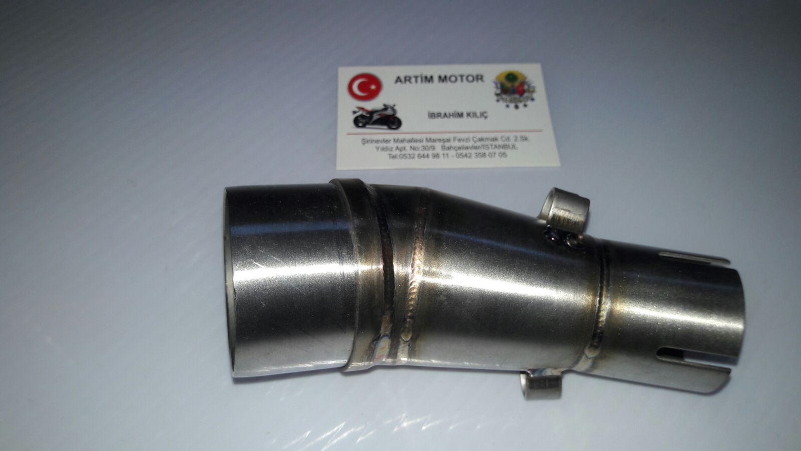 Kawasaki Ninja 250-Z250-300 Egzoz Bağlantı Ara Borusu-