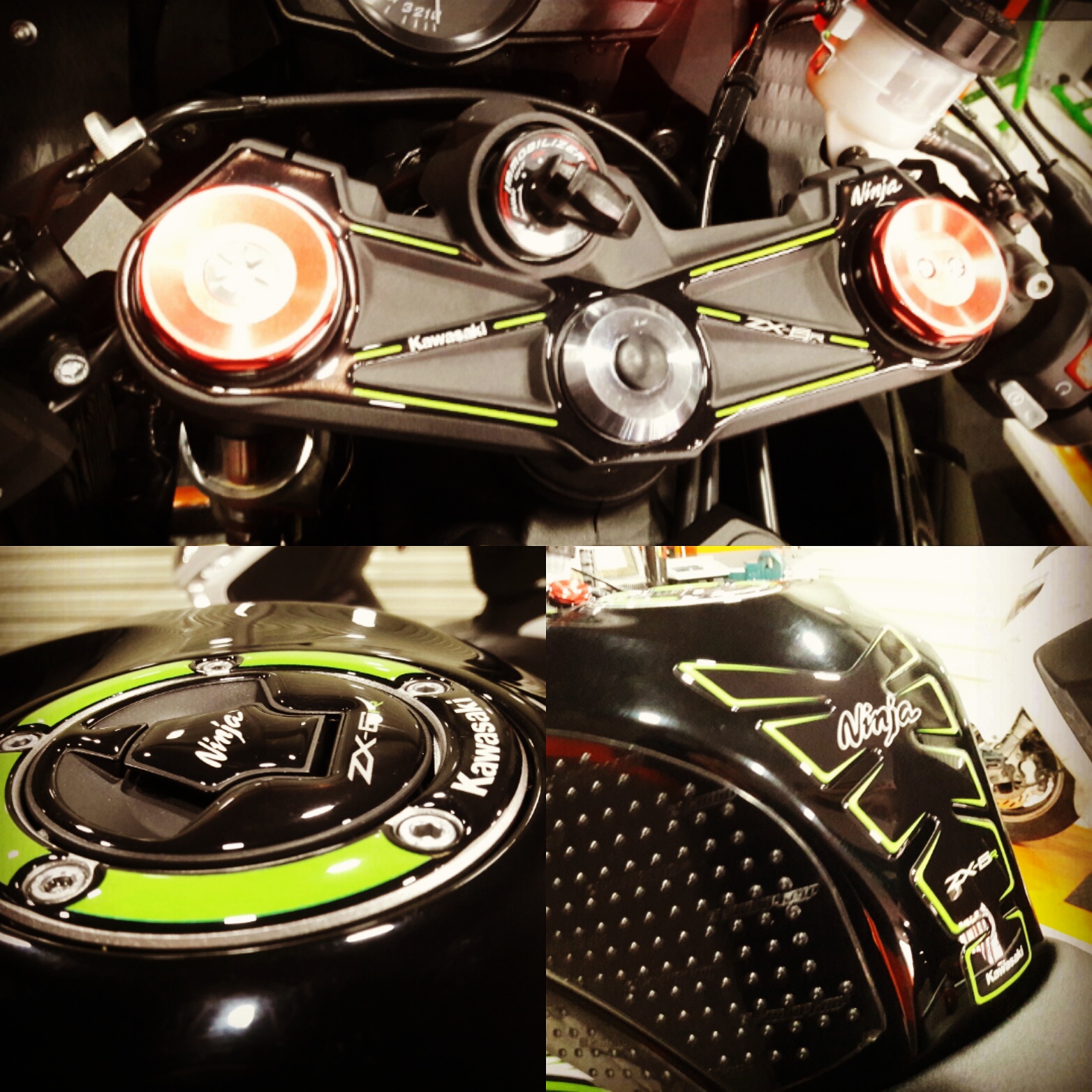  Kawasaki Zx6-636 Tank Pad Seti 2009-16